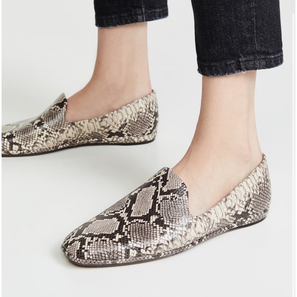 Vince Paz Loafers- Snake Prink Leather